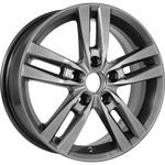КиК Rassvet-оригинал R16x6.5 5x112 ET46 CB57.1 Dark_platinum