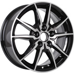 КиК Адамар R16x6.5 5x114.3 ET45 CB67.1 Almaz_black