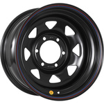 ORW (Off Road Wheels) Nissan/Toyota R17x8 6x139.7 ET-25 CB110 Black 24B