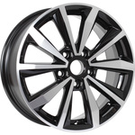 КиК Серия Реплика КС974 (16_Taos) R16x6.5 5x112 ET43 CB57.1 Almaz_black