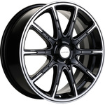 KHOMEN KHW1707(LadaVesta) R17x6.5 4x100 ET50 CB60.1 Black_FP