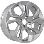 KDW KD1620 R16x6.5 5x108 ET45 CB63.4 Light_Silver_Painted