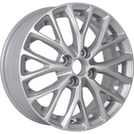 KDW KD1545 (15_Rio II) R15x6 4x100 ET46 CB54.1 Silver_Painted
