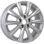 KDW KD1548 (15_Polo) R15x6 5x100 ET38 CB57.1 Silver_Painted