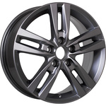 КиК Rassvet R16x6.5 5x100 ET38 CB67.1 Dark_platinum