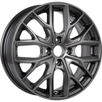 КиК Лилиом R16x6 4x100 ET45 CB67.1 Dark_platinum