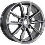 КиК Меренге R17x7.5 5x100 ET38 CB67.1 Dark_platinum