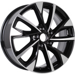 КиК Роквуд  R17x7 5x114.3 ET50 CB66.1 Almaz_black