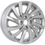 KDW KD1546 (ZV 15_Logan II) R15x6 4x100 ET40 CB60.1 Silver_Painted (КС882)