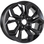 KDW KD1620 R16x6.5 5x114.3 ET45 CB67.1 Black_Painted