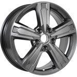 КиК Оклахома R16x6.5 5x114.3 ET43 CB67.1 Dark_platinum