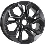 KDW KD1620 R16x6.5 4x100 ET45 CB60.1 Matt_Black_Painted