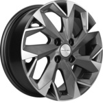 KHOMEN KHW1402 (14_ZV Solaris/Rio) R14x5.5 4x100 ET43 CB67.1 GRAY_FP