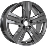 КиК Висмут R16x7 5x110 ET39 CB65.1 Dark_platinum