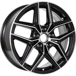 КиК Юнион R17x7 5x114.3 ET45 CB66.1 Almaz_black