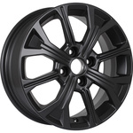 KDW KD1549 (15_Rio FB_FL) R15x6 4x100 ET46 CB54.1 Matt_Black_Painted (КС945)