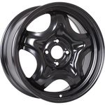 ТЗСК Hyundai Solaris/KIA Rio R16x6.5 4x100 ET50 CB54.1 Black (Мятый обод)*