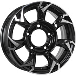 KHOMEN KHW1505 (Niva 4x4) R15x5.5 5x139.7 ET5 CB98.5 Black_FP