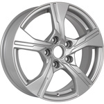 КиК Серия Реплика КС1053 (16_Taos) R16x6.5 5x112 ET43 CB57.1 Silver