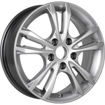 КиК Samara-оригинал R16x6 4x100 ET41 CB60.1 Silver_SK (Мятый обод)*