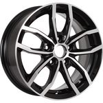 КиК Фрост R15x6.5 5x100 ET45 CB67.1 Almaz_black