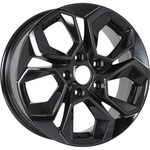 KDW KD1620 R16x6.5 5x114.3 ET45 CB60.1 Black_Painted (Мятый обод)*