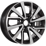 KDW KD1430(КС1093-00) R14x5.5 4x98 ET35 CB58.5 Black_Front_Polished