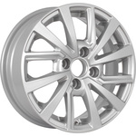 KDW KD1430 R14x5.5 4x100 ET40 CB60.1 Silver_Painted