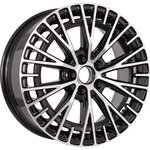 KDW KD1730 R17x7 5x114.3 ET40 CB64.1 Black_Front_Polished