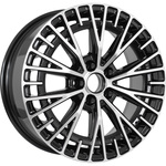 KDW KD1730 R17x7 5x114.3 ET48 CB67.1 Black_Front_Polished