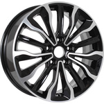КиК Атакама R17x6.5 5x114.3 ET45 CB67.1 Almaz_black (Мятый обод)*