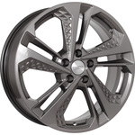 СКАД KL-1069 R18x7 5x108 ET52 CB60.1 Graphite