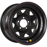 ORW (Off Road Wheels) JEEP R15x8 5x114.3 ET0 CB84 Black 33B