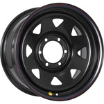 ORW (Off Road Wheels) Toyota R17x8 6x139.7 ET25 CB110 Black 27B