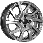 KDW KD1420 R14x5.5 4x100 ET40 CB54.1 Grey_Painted