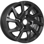 KDW KD1420 R14x5.5 4x100 ET40 CB54.1 Matt_Black_Painted