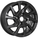 KDW KD1420 R14x5.5 4x100 ET40 CB56.6 Matt_Black_Painted