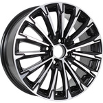 KDW KD1610 R16x6.5 5x114.3 ET50 CB66.1 Black_Front_Polished (Мятый обод)*