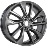 КиК Роквуд  R17x7 5x110 ET48.5 CB63.35 Dark_platinum