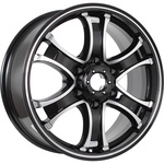 КиК Балеар (КС727) R18x7.5 6x139.7 ET30 CB106.1 Almaz_black