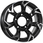 KHOMEN KHW1505 (Jimny) R15x5.5 5x139.7 ET5 CB108.1 Black_FP