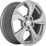 KHOMEN KHW1724 (Jac/Москвич 3) R17x7 5x108 ET40 CB54.1 F_silver