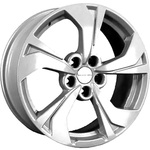 KHOMEN KHW1724 (Qashqai) R17x7 5x114.3 ET40 CB66.1 F_SILVER_FP