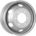 Topu (SRW) 3165582 R16x5.5 6x170 ET106 CB130 Silver с вентилем, 1000 кг(Мятый обод)*