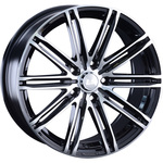 LS LS 848 R14x6 4x100 ET40 CB73.1 BKF
