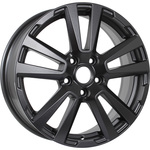 KDW KD1725 (17_Vesta Cross) R17x6.5 4x100 ET43 CB60.1 Matt_Black_Painted (Мятый обод)*