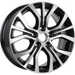 KHOMEN KHW1608 (Multivan) R16x6.5 5x120 ET51 CB65.1 Black_FP (Мятый обод)*