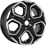 SSW 403008044R Каргао (без вставок) R17x6.5 5x114.3 ET50 CB66.1 Almaz_black