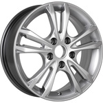 КиК Samara R16x6 5x114.3 ET45 CB67.1 Silver_SK (Мятый обод)*