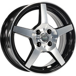 Megami AF-07 R15x6 5x100 ET40 CB57.1 BKF
